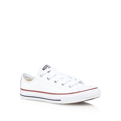 Converse Boys' white 'Chuck Taylor' trainers